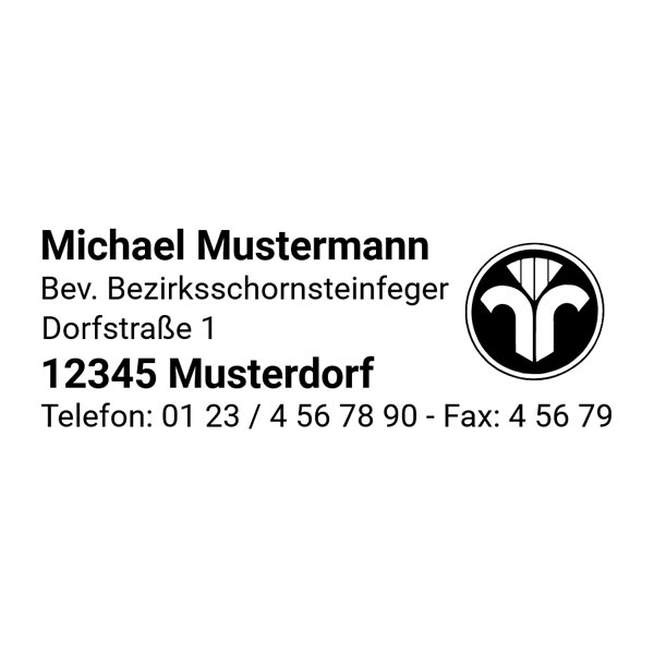 Schornsteinfeger-Stempel