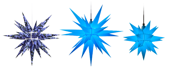 blaue Sterne