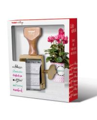 Trodat Vintage Stempelset Glückwünsche  