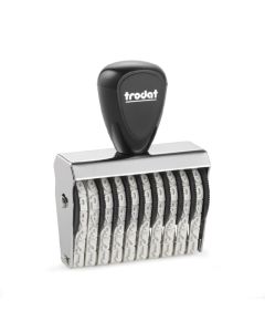 Trodat Classic Ziffernstempel 15510 10-stellig, Zeichenhöhe 5 mm, 48x5 mm  