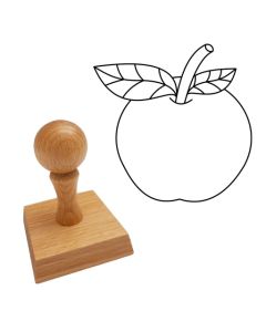 Ausmalstempel Apfel 60 x 60  mm  