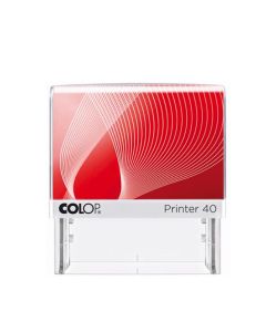 Colop Printer Arztstempel m. individuellem Text 6-zeilig WEISS SCHWARZ