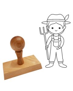 Ausmalstempel Bauer 45 x 75 mm  