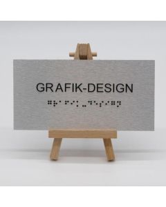 Braille Türschild Grafik-Design  