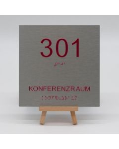 Braille Orientierungsschild 301 Konferenzraum  