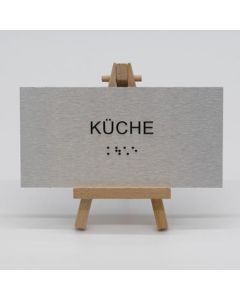 Braille Türschild Küche  
