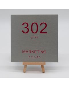 Braille Orientierungsschild 302 Marketing  