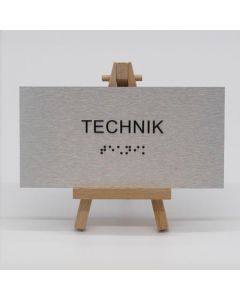Braille Türschild Technik  