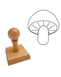 Ausmalstempel Champignon 60 x 60 mm  