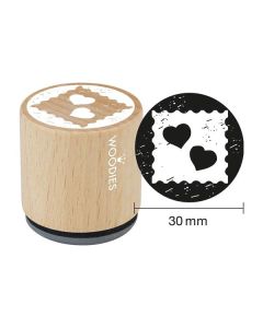 Colop WOODIES Stempel Herzen  