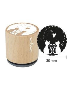 Colop WOODIES Stempel Katzen  