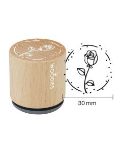 Colop WOODIES Stempel Rose  