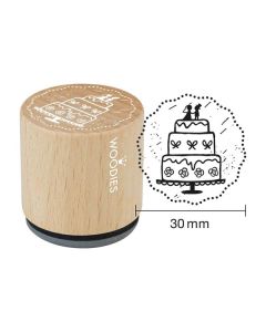 Colop WOODIES Stempel Hochzeitstorte  