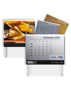 Colop Printer 40 mit Kalender Imagecard 58 x 22 mm SCHWARZ BLAU