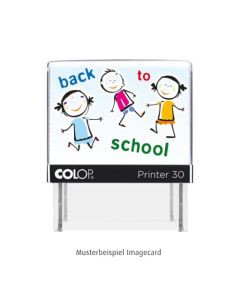Colop Printer Schulstempel mit Kindermotiv SCHWARZ BLAU
