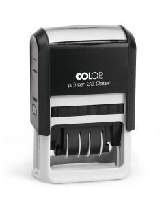 Colop Printer 35 Datumstempel mit Text 50x30 mm  BLAU