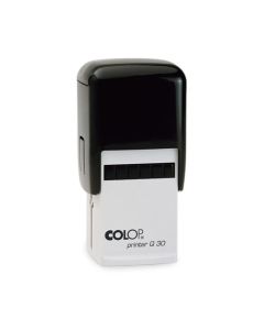 Colop Printer Q30 Textstempel 31x31 mm SCHWARZ BLAU