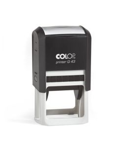Colop Printer Q43 Textstempel 43x43 mm SCHWARZ BLAU