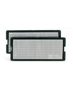 Original Trodat Gummitypen 6004 mit 288 Zeichen und Schrifthöhe 4 mm  