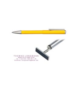 Heri Classic 3107 Stempelkugelschreiber 34x8 mm Gelb  VIOLETT