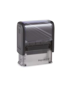 Imprint 37 x 13 mm mit Text: Storniert  BLAU