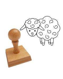 Ausmalstempel Lamm 60 x 45 mm  