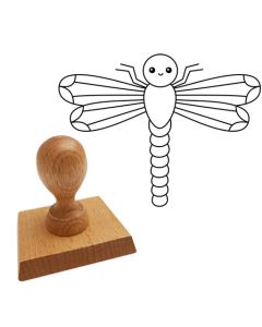 Ausmalstempel Libelle 85 x 65 mm  