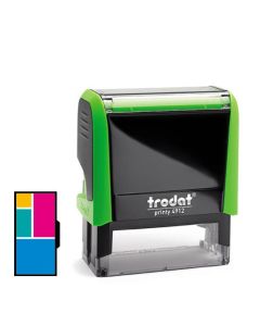 Trodat Printy 4912 Mehrfarbiger Stempel  GRÜN 