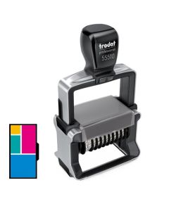 Trodat Professional 55510/PL Mehrfarbiger Ziffernstempel  