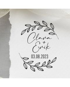 Hochzeitsstempel mit Namen