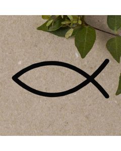 Kirchlicher Motivstempel Ichthys Fisch  