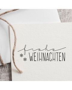 Weihnachtsstempel 38 Frohe Weihnachten  