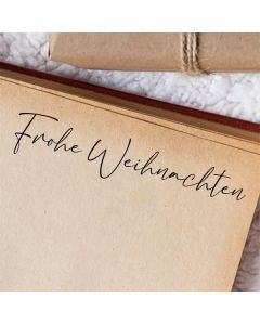 Weihnachtsstempel 12 Frohe Weihnachten Anwendungsbeispiel