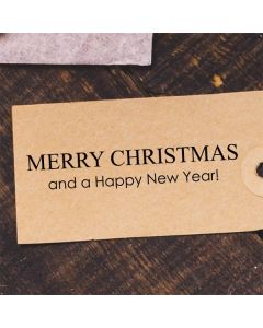 Weihnachtsstempel Merry Christmas and a Happy New Year Anwendungsbeispiel 
