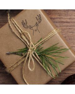 Weihnachtsstempel 45 Hirschkopf  