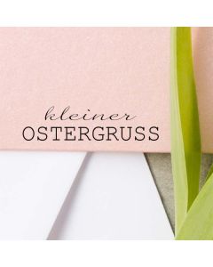 Osterstempel 02 Holz Kleiner Ostergruß  