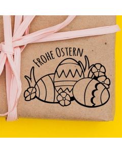 Osterstempel 03 Holz Motiv Osternest  