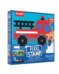 Pixelstamp Fahrzeuge Stempelspiel