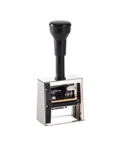 Reiner DN53a Numeroteur mit Datum und Textplatte 50x30 mm  ROT