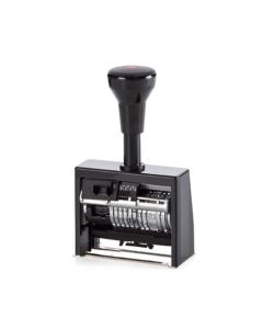 Reiner Paginierstempel ND6K Numeroteur mit Datum rechts 4,5 mm  SCHWARZ
