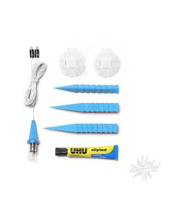 Herrnhuter Stern A1b blau ca. 13 cm Bastlerstern - LED  