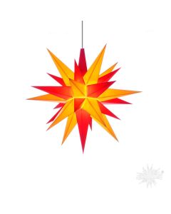 Herrnhuter Stern gelb-rot ca. 13 cm  