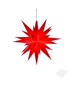 Herrnhuter Stern rot ca. 13 cm mit LED