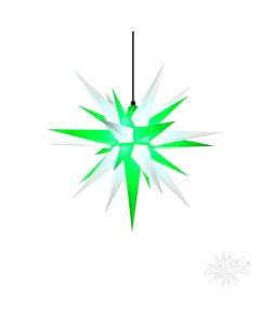 Grün-weißer Herrnhuter Stern A7 ca. 68 cm  