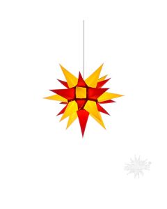 Herrnhuter Stern gelb-rot ca. 40 cm  