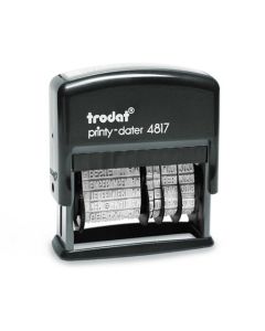 Trodat Printy 4817 Datum und Wortband Kontrolliert etc. 49 x 3