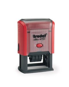 Trodat Printy 4729/2 zweifarbiger Datumstempel m. Text 50x30 mm ROT ZWEIFARBIG