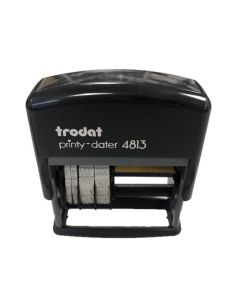 Trodat Printy 4813 Datumstempel Datum links, Text rechts  BLAU