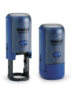 Trodat Printy 46019 Textstempel rund Durchm. 19 mm BLAU BLAU