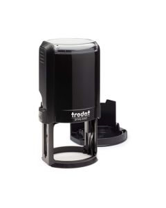 Trodat Printy 4642 Textstempel rund Durchm. 42 mm SCHWARZ BLAU